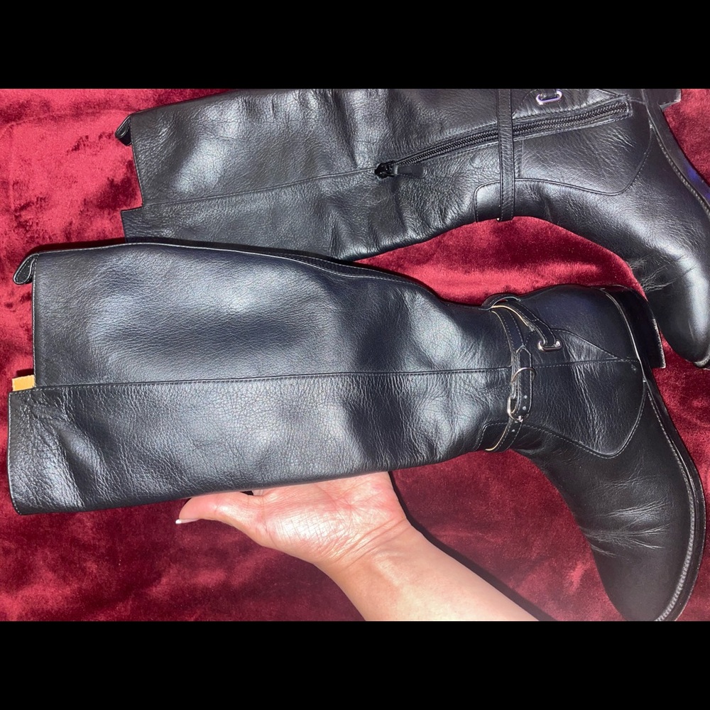 BALENCIAGA leather riding boots - Picture 7 of 14